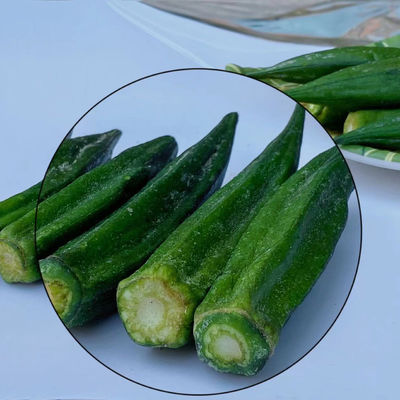 Beli Okra Segar Buah-buahan Kering Sayuran Lebih Banyak Rasa Nutrisi Camilan Organik Sehat online manufacture