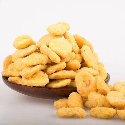 Beli Kacang Lebar Panggang Klasik Tercerahkan Warna Emas Kacang Fava Asin Ringan online manufacture