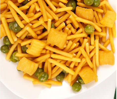 Harga yang bagus Jual Hot Snack Kerupuk Strip Udang Campur Renyah Kacang Hijau Cemilan untuk Pesta Kantor on line