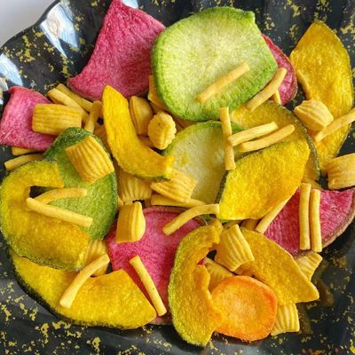 Harga yang bagus Rasa Udang Buah Kering Sayuran Makanan Ringan OEM Khusus Sertifikasi BRC on line