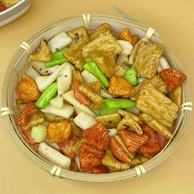 Harga yang bagus Makanan Ringan Kerupuk Beras Renyah 5KG Umur Simpan 12 Bulan on line