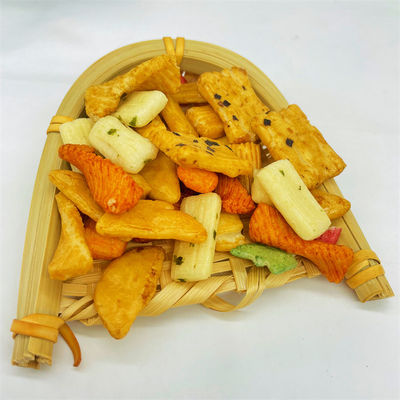 Harga yang bagus kerupuk renyah beras kembung oem dalam produsen makanan ringan curah cina on line