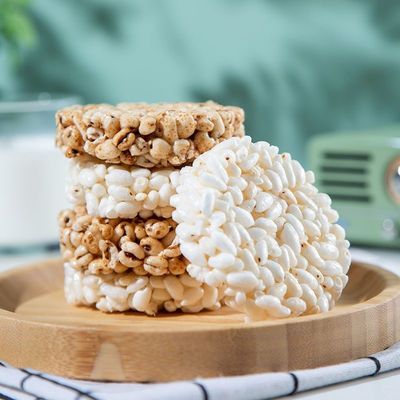 Harga yang bagus Round Highland Barley Rice Cracker Snack Rasa Otentik on line