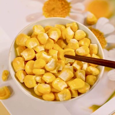 Harga yang bagus Grosir jagung manis beku kering Non GMO 100% alami untuk memasak atau camilan on line